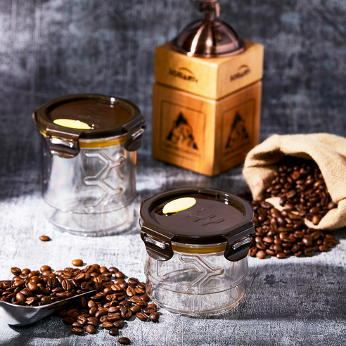 퍼즐락 크기조절 커피 원두 보관용기: 커피 애호가를 위한 궁극적인 원두 보관 솔루션