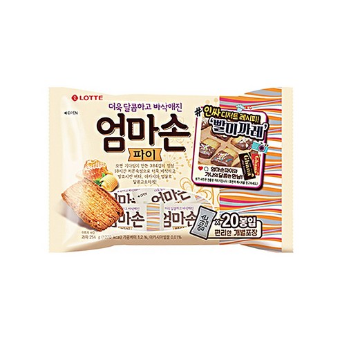 롯데제과 엄마손 파이, 254g, 1개