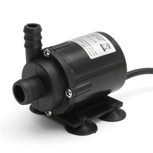 펌프 워터 DC 12V 280L/H 미니 브러시리스 잠수정 모터, 1개