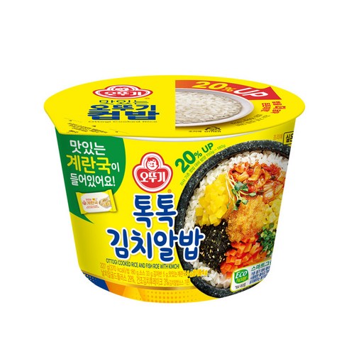 오뚜기 컵밥 톡톡김치알밥, 1개, 227g