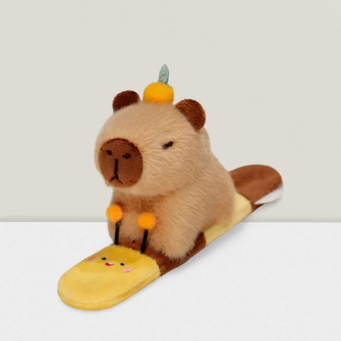 몽드네 카피바라 자동차 인형 차량 액세서리 자동차 꾸미기 손목 밴드 팔찌 가방 꾸미기, 1개, 카피바라 꼬마꿀벌