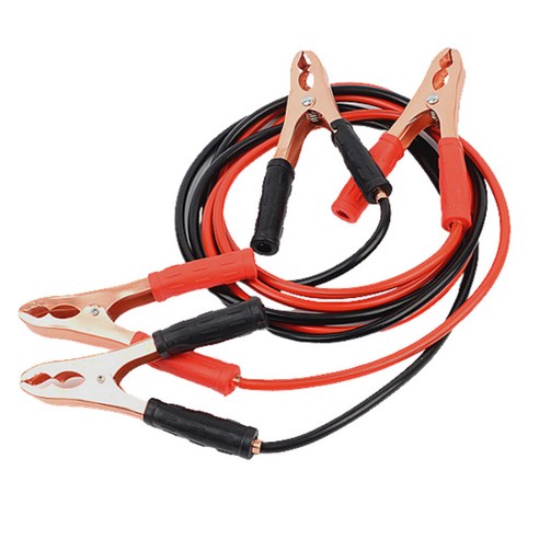 배터리점프선 밧데리연결선 차량용 충전케이블 시동집게, 500AMP, 1개