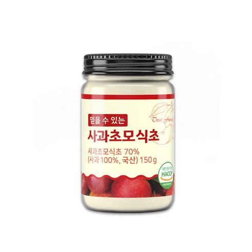 사과초모식초 과일 비니거 비네거 애사비식초 식초 요리, 150g, 1개