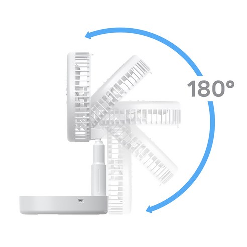 시원한 바람과 함께하는 자유로운 일상, UOOFON 무선 탁상용 선풍기