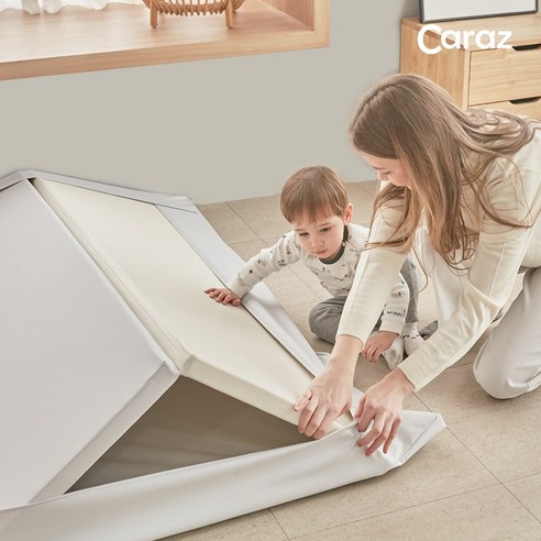 우리 아이 안전과 층간소음, 이제 걱정 마세요: 카라즈 슈퍼클린 이지커버 알집매트커버