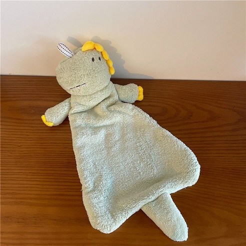 【타월】* 메이든 농도 캠프 * 수건 귀여운 주방 수건 흡수성 타월 가정용 타월, 43*28cm, 녹색 공룡 타월