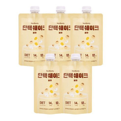 헤이바디 단백쉐이크, 율무, 5개, 40g