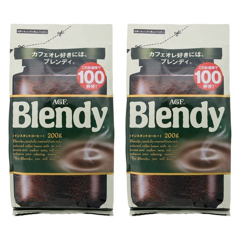 블랜디 인스턴트 커피 리필, 2개, 200g, 1개입