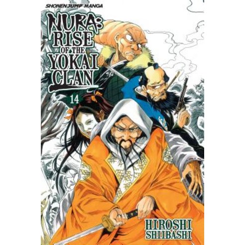 (영문도서) Nura: Rise of the Yokai Clan Vol. 14 14 Paperback, Viz Media, English, 9781421551395