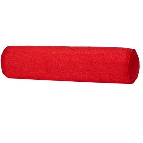 확고한 요추 롤 허리용 시트 쿠션 자동차 또는 사무실 의자용 등받이, 밝은 빨간색, PP 폴리프로필렌