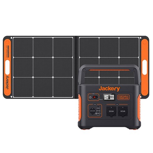 Jackery 휴대용 파워뱅크 1000 + 100W 태양광 패널