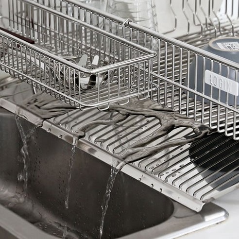 반짝이는 주방, 깔끔한 정리! 로긴 올스텐 식기건조대로 주방 혁명을!