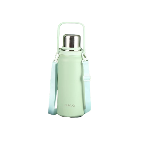 316 국산 스텐 보온병 원터치 보온병 대용량 1500ml, 5개, 녹색