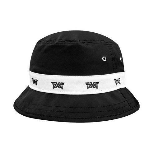 PXG 로고리피트 버킷햇 골프 벙거지 모자 블랙, 2. 블랙