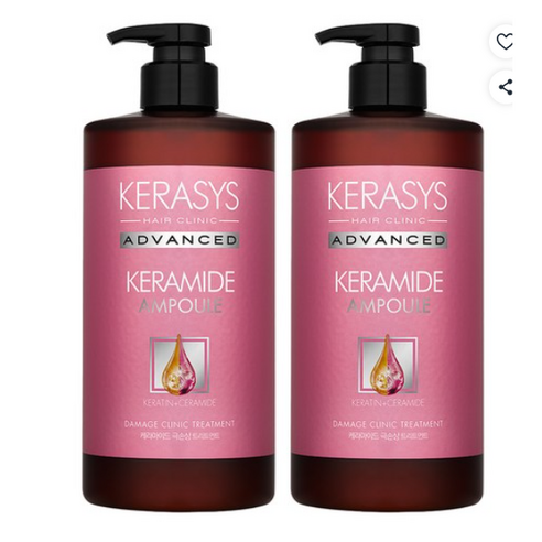 케라시스 케라마이드 극손상 헤어트리트먼트, 1L, 2개