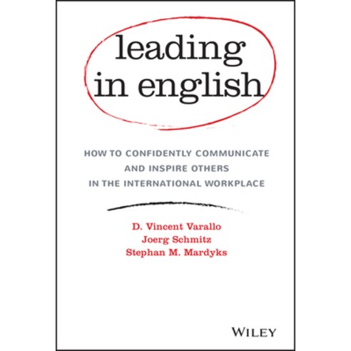 (영문도서) Leading in English Hardcover, Wiley, 9781119361305