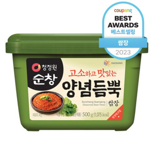 청정원 순창 양념듬뿍 쌈장, 500g, 2개