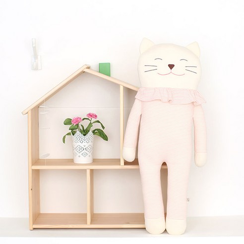 아일랜드 고양이 애착인형, Pink, 1개
