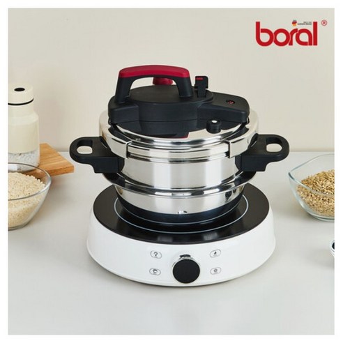 주방을 스타일리시하게, 보랄 IH 압력밥솥 & 인덕션 렌지 콤비