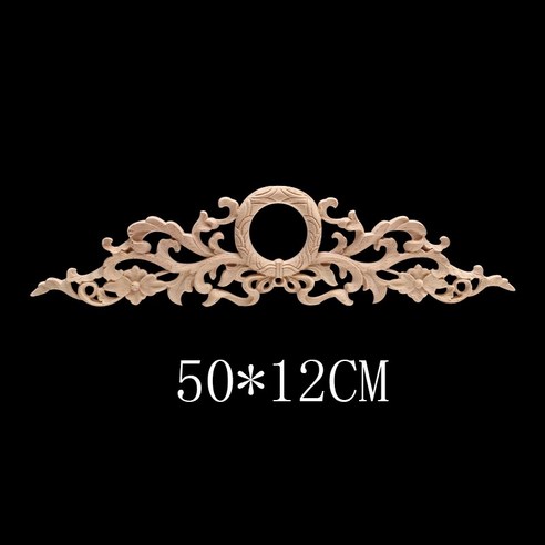 유럽 데칼 나무 조각 단단한 나무 문 심장 꽃 홈 인테리어 소매 및 도매 나무 몰딩 나무 Applique 벽, {"크기":"하나"}, C44-3