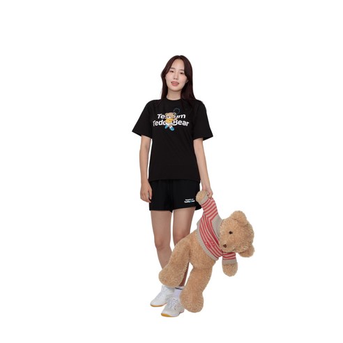 벤데타 테디베어 스포츠 배드민턴 오버핏 티셔츠: 스타일, 편안함, 기능성을 위한 최상의 선택