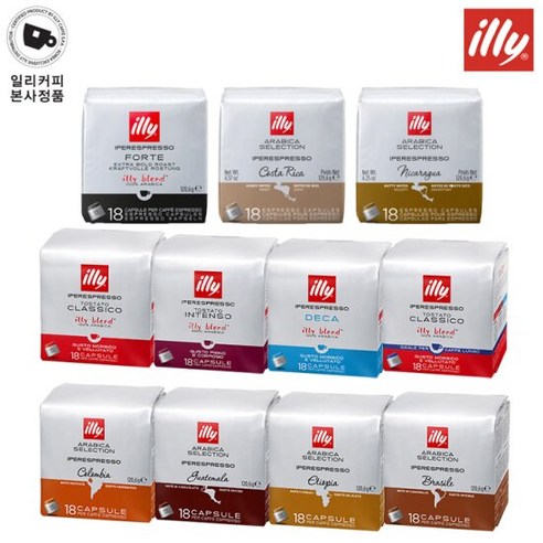 일리 코스타리카 캡슐 18p, 7.2g, 18개입, 2개