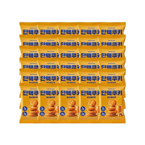 헤이바디 단백쿠키 피넛버터 40g, 30개