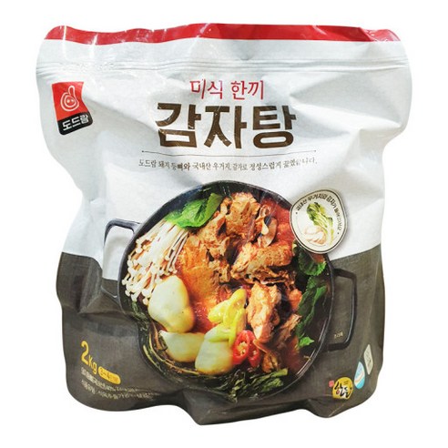 [무료배송]도드람 미식한끼 감자탕 2, 2개, 2kg