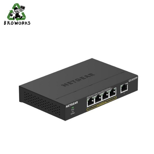 NETGEAR 넷기어 GS305PP 스위칭허브 5포트 기가 PoE+