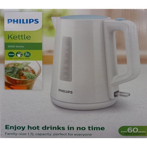 주방의 생기를 더하는 필립스 HD9318/00 무선 주전자