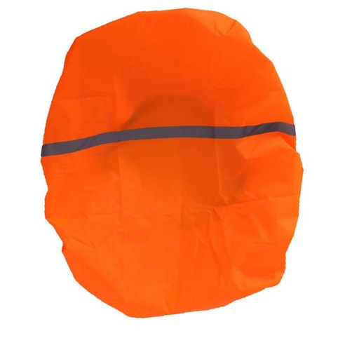 30-40L 가방용 반사 스트립이 있는 방수 캠핑 배낭 레인 커버 - 색상, 오렌지, 옥스포드 헝겊