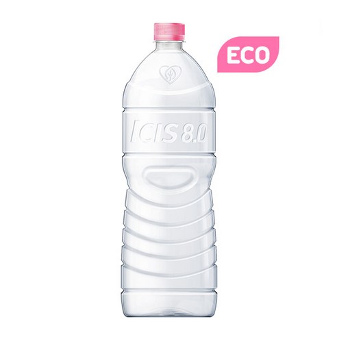 아이시스 8.0 무라벨 ECO 생수, 2L, 6개