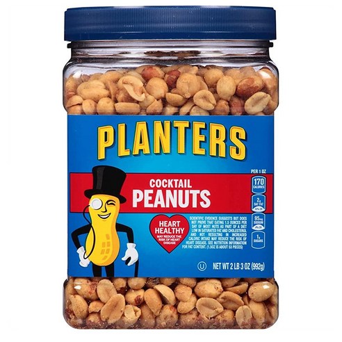 크레이지피넛 플랜터스 칵테일 피넛 땅콩 992g Planters Cocktail Peanuts, 1개 Best Top5