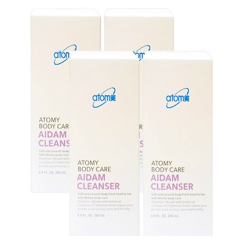 애터미 애담클렌저 200ml X 4개 여성청결제, 1세트
