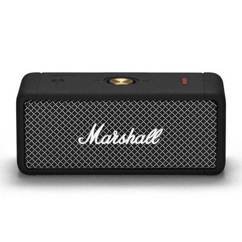 마샬 엠버튼 휴대용 무선 블루투스 스피커, Marshall-Emberton-Bluetooth-Speaker-Black블랙, 블랙 + 화이트