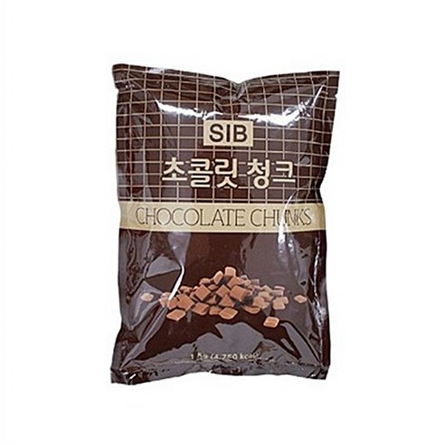 카길 다크 초콜릿 청크 1kg, 1개