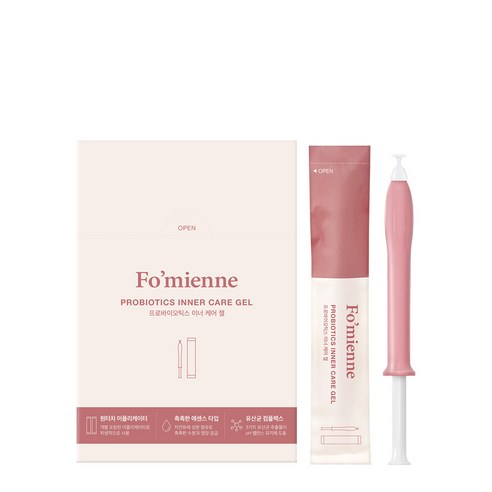 포미엔느 프로바이오틱스 이너 케어젤 1.8g 30개입, 54g, 1개