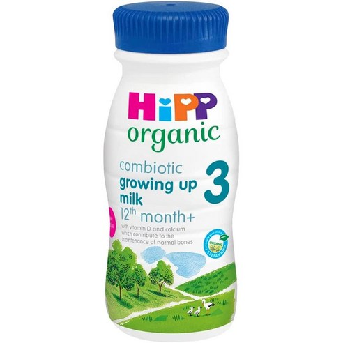HiPP Growing Up Milk 힙 그로잉업 3단계 분유 200ml 16팩, 16개