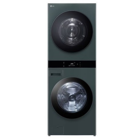 24년 최신 LG 오브제 워시타워 22kg+25kg 그린 그린 WL22GGZU, 없음