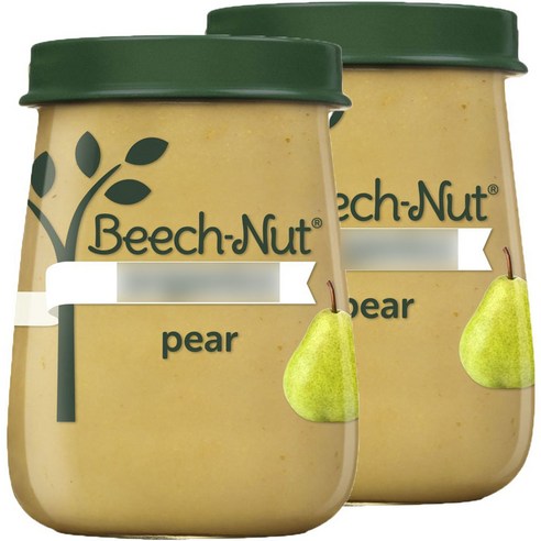 비치넛 과일 퓨레 113g, 2개, Pear (배)