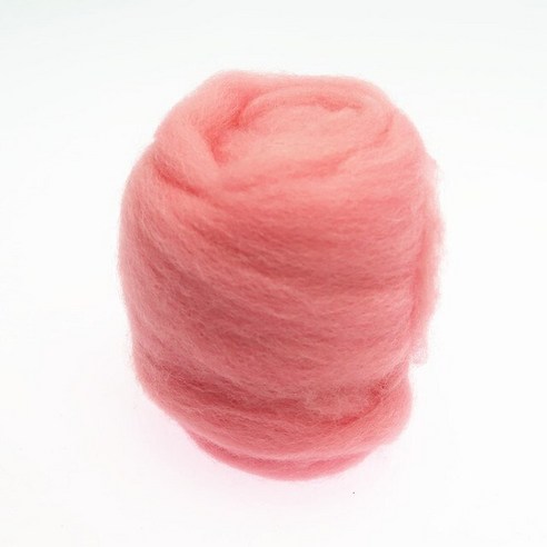 양모펠트 인형키링만들기 양모키링 10g/50g/100g 핑크 시리즈 양모 섬유 꽃 동물 장난감 Felting 수제 회전 DIY 공예 재료 도구 크리스마스를 느꼈다, [03] 10g, [08] 7