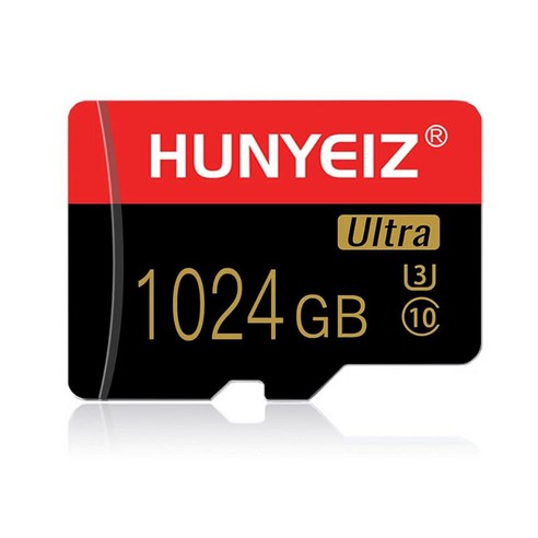 HUNYEIZ1TB 마이크로 SD 카드 방수 클래스 10 고속 마이크로 SD 1024GB 메모리 카드 카메라 스마트폰 컴퓨터 대시 캠 타코그래프 태블릿 드론용 5131