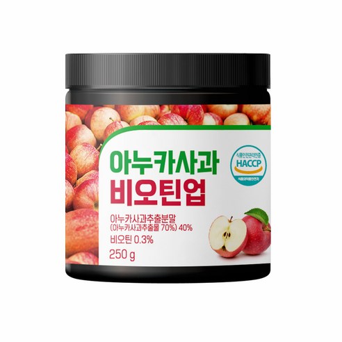 아누카사과 비오틴업 250g, 3개