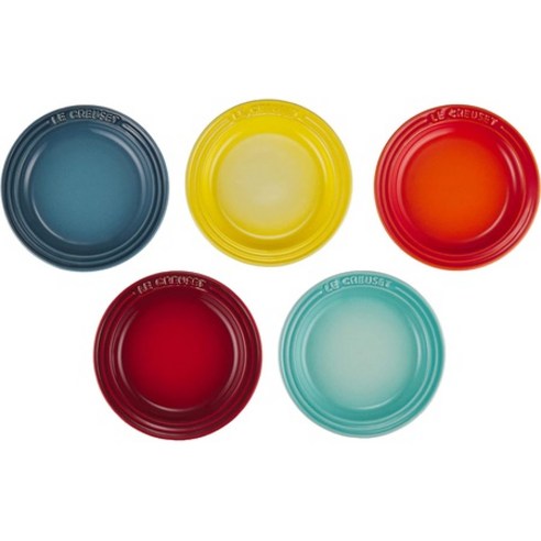 일본직발송 4. 르쿠르제(LE CREUSET) 르·크루제(LE CREUSET) 접시 미니·라운드·플레이트 레인보우 내열 내, One Size, 레인보우, 라운드 원형 르쿠르제퐁듀팟 Best Top5