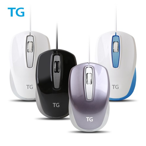 TG삼보 USB 무소음 유선 마우스 TG-M500U, 블랙 삼성마우스