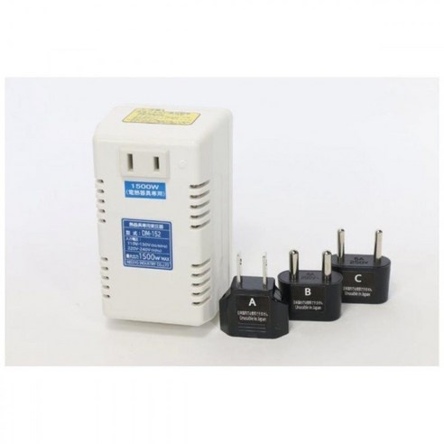 닛쇼 인더스트리 트랜스포머 (다운 트랜스포머) (1500W) SP-1500 닛세이 14 닛쇼 인더스트리 오버시즈 트랜스포머 (C 타입/1500W/AC110-130V/AC220-240V) DM-152