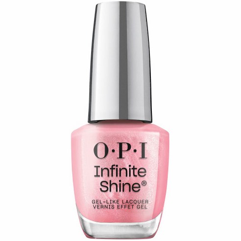 OPI 속건 매니큐어 – 젤 느낌의 핑크 반짝이, 오랜 색 유지, 15mL (인피니트 샤인 ISLR44) 
어린이화장품