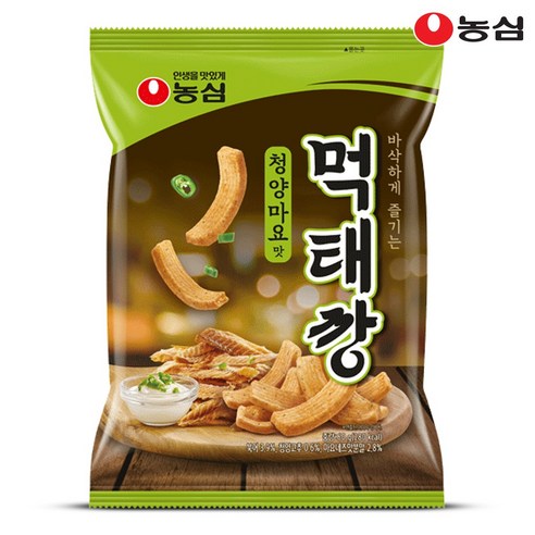 혼술안주 농심 먹태깡 3개입 당일배송, 60g, 12개