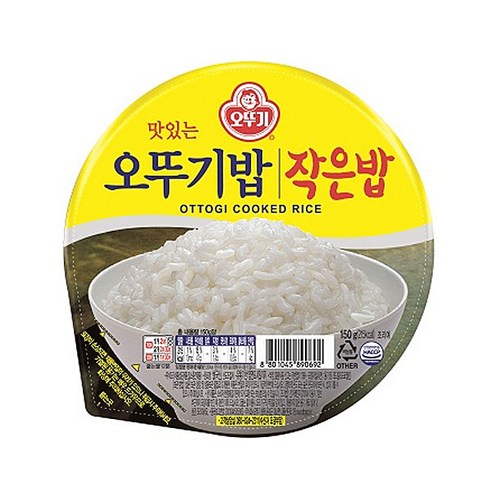 오뚜기밥_작은밥 (150GX6), 150g, 6개