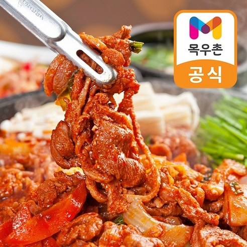 [CJ이츠웰] [목우촌] 무항생제 양념 오리주물럭 250gx 7팩, 7개, 250g